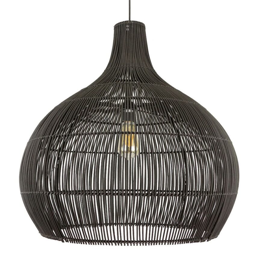 Zwarte bamboe hanglamp Max L van Earthware | Pick your Favourites